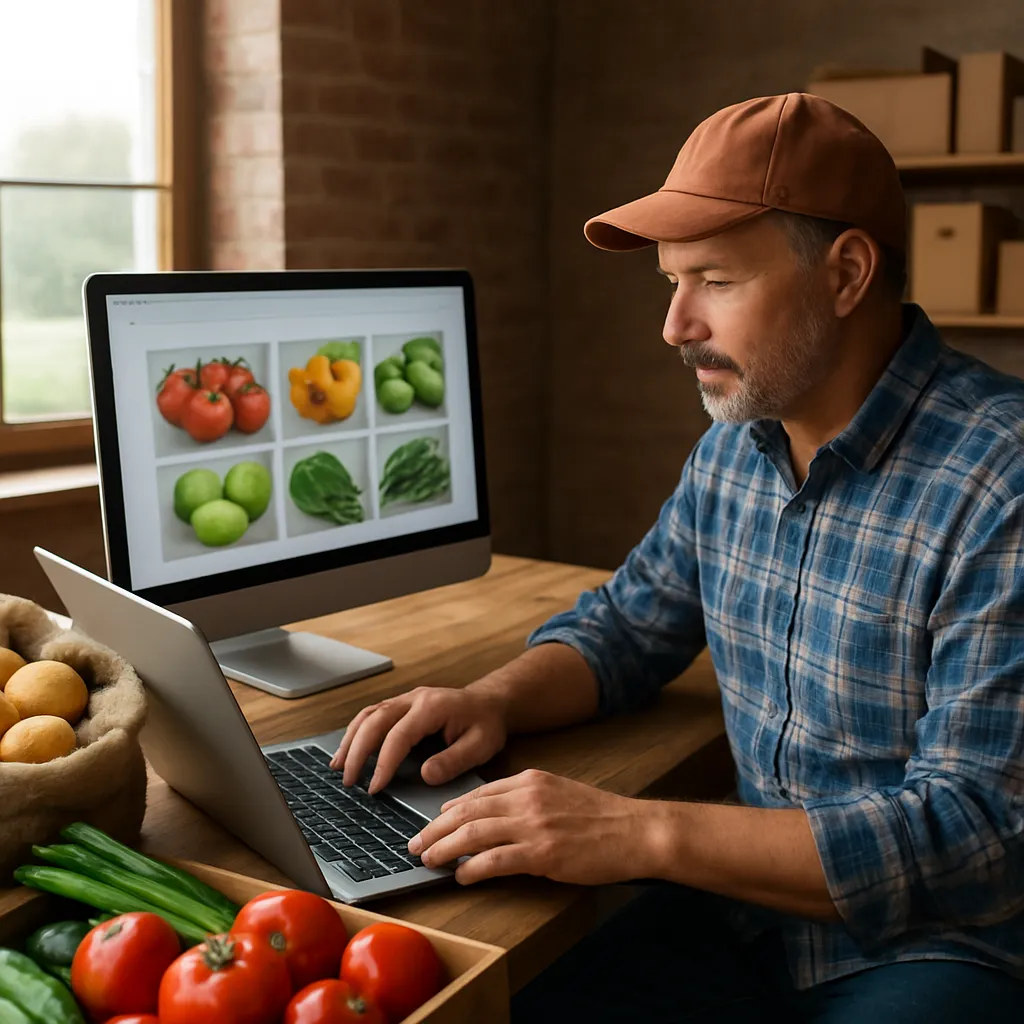 Jak korzystać z e-commerce w sprzedaży płodów rolnych
