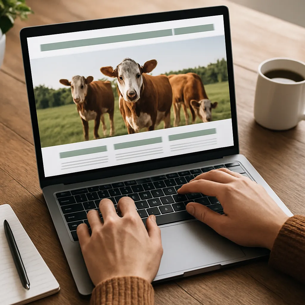 Jak przygotować stronę internetową gospodarstwa